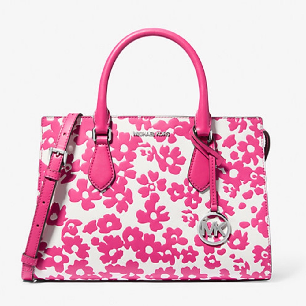 Michael Kors Sheila Medium Sequined Floral Print CZ Satchel
Dragofruit
NWT - Picture 10 of 16